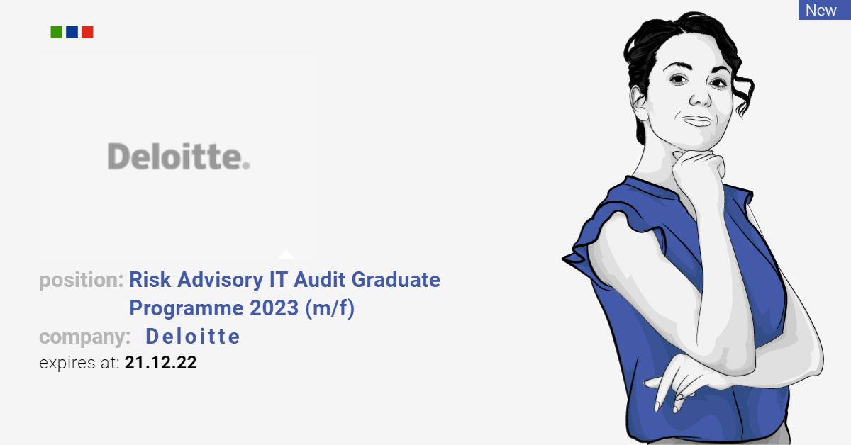 Deloitte Risk Advisory IT Audit Graduate Programme 2023 (m/f), Windhoek Working.co.na